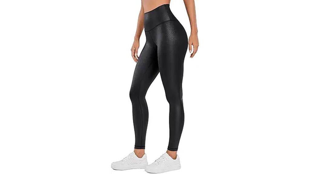 faux leather leggings women