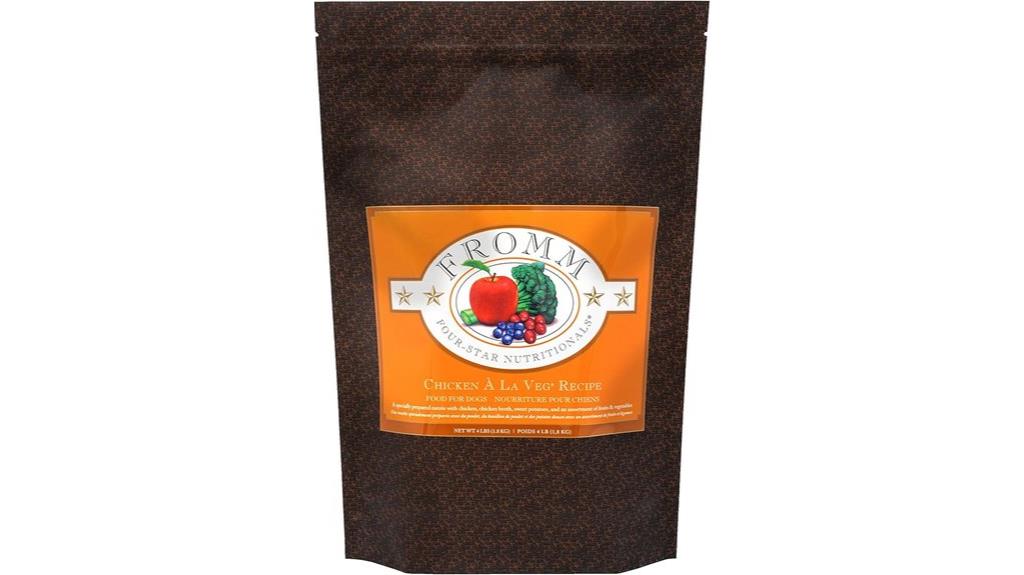 four star chicken veg dog