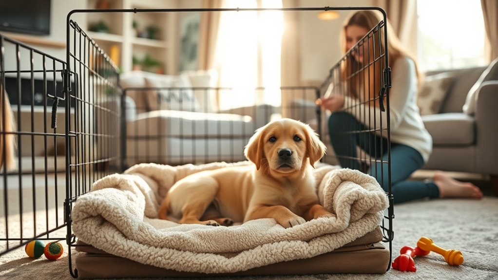 gentle crate training techniques