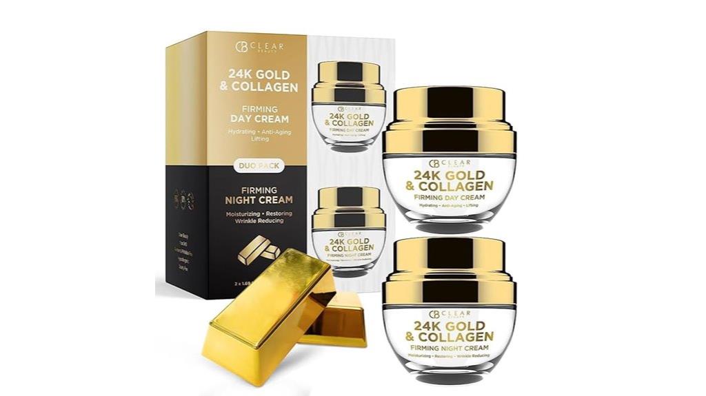gold collagen moisturizer set