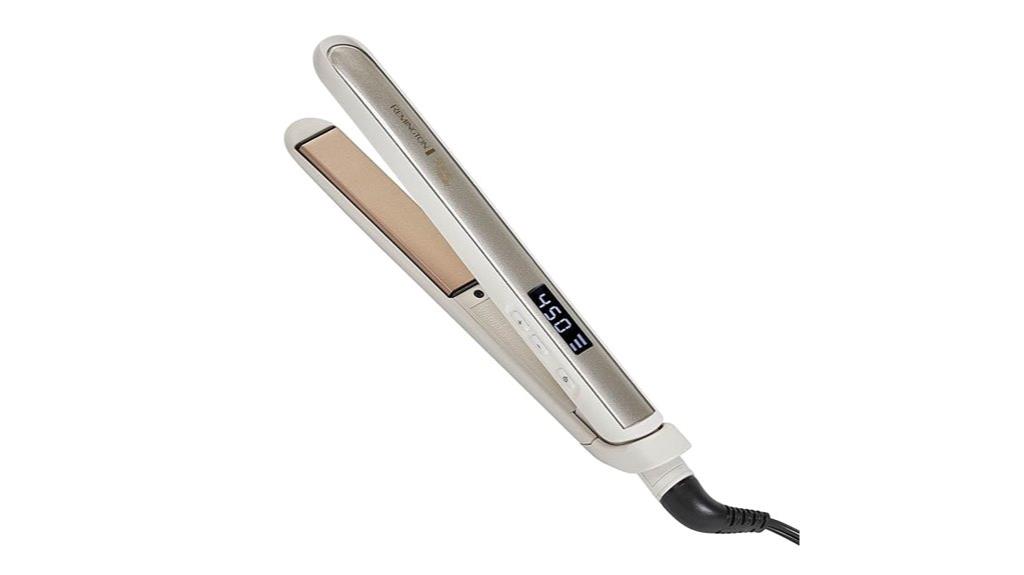 hair straightener with shine