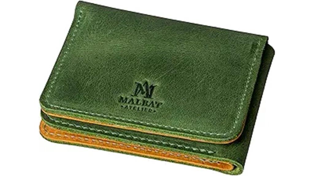 handcrafted usa leather wallet