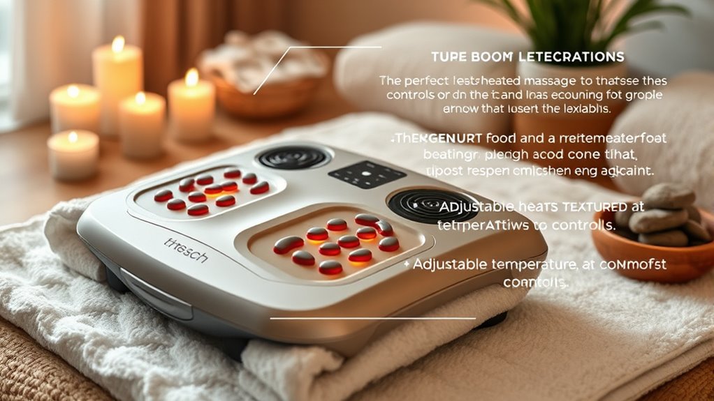 heated customizable massage features