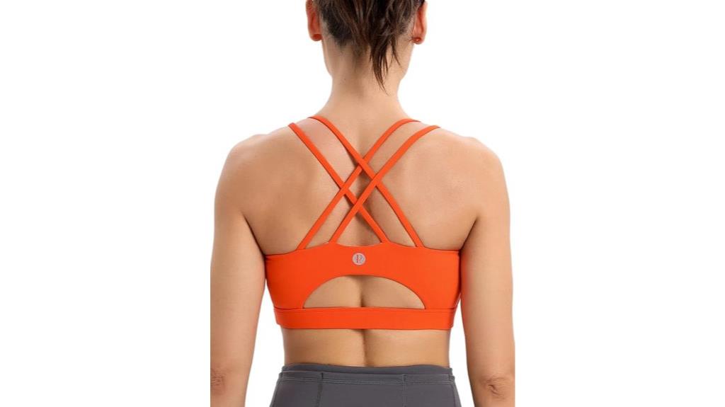 high impact yoga sports bra