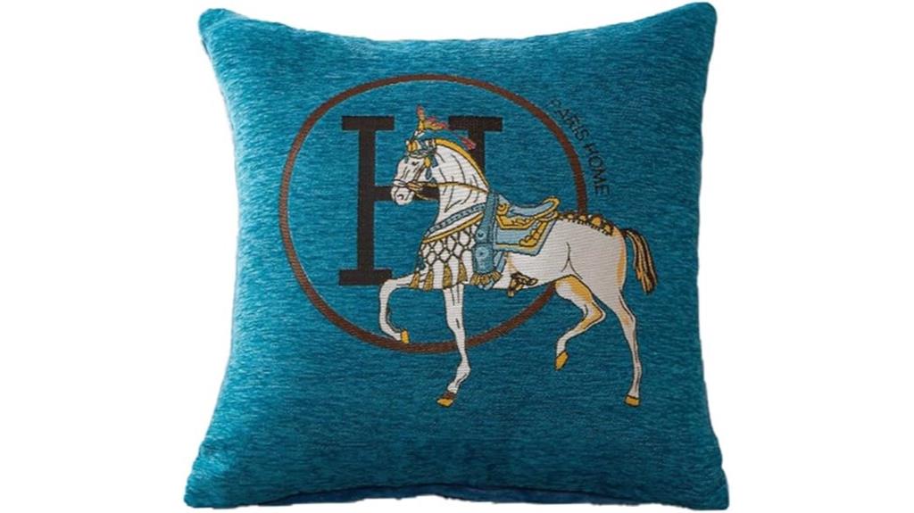 horse themed throw pillow covers