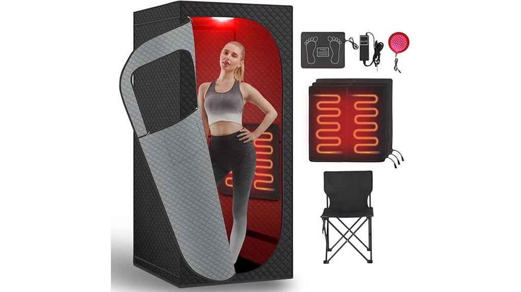 infrared red light sauna