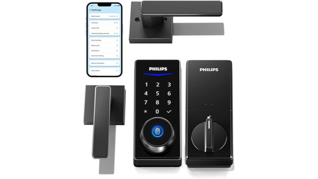 keyless handle door lock