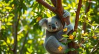 koalas diet includes leaves