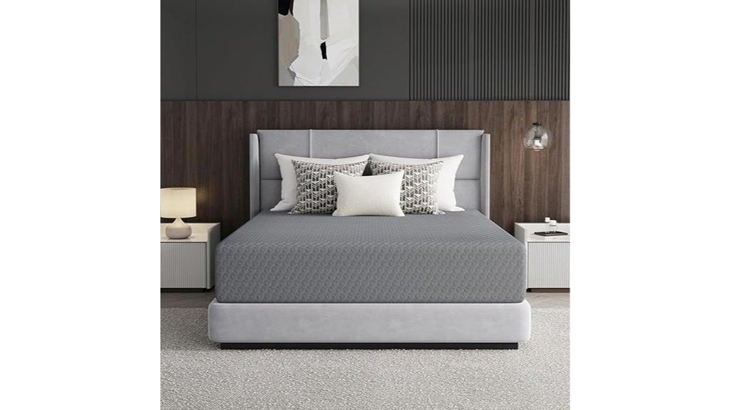 large memory foam mattress