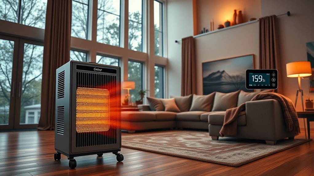 large room heating considerations
