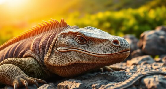 largest island lizard