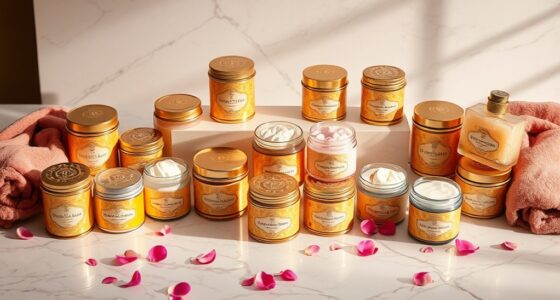 luxurious skin exfoliation sets