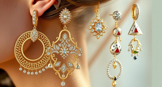 luxury bold earring collections