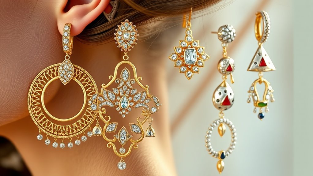 luxury bold earring collections