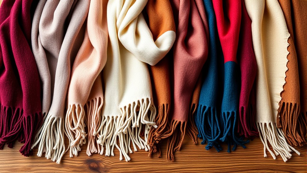 luxury cashmere scarf collections