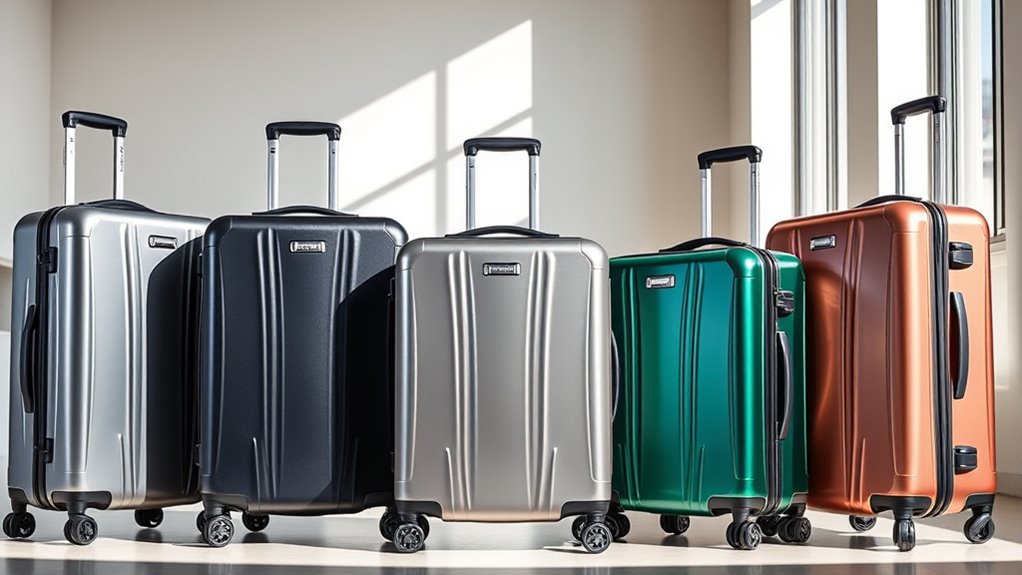 luxury durable suitcase sets
