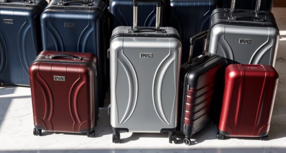 luxury durable travel luggage
