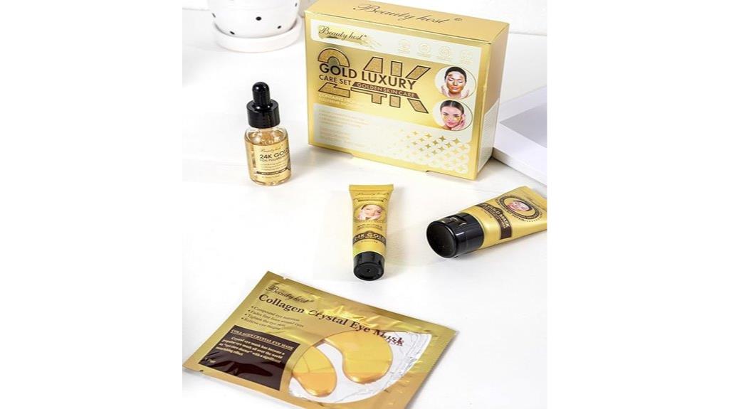 luxury gold anti aging skincare