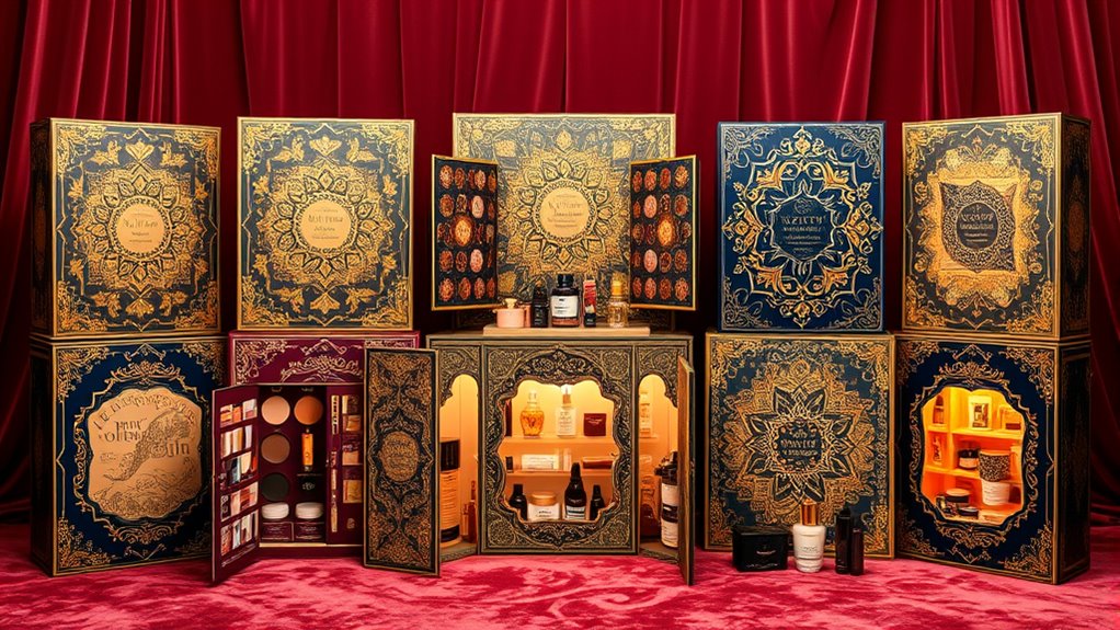 luxury holiday beauty calendars