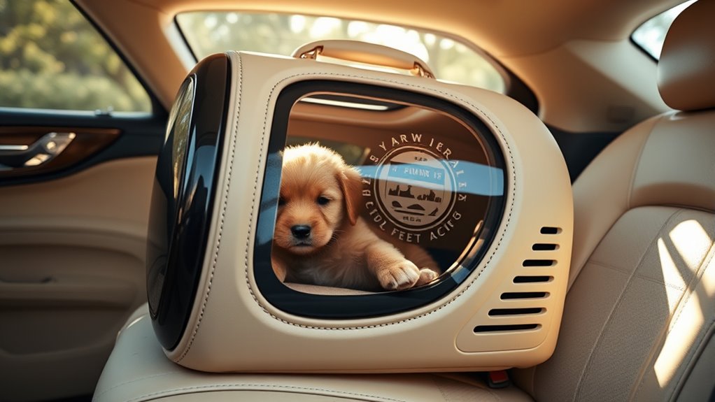 luxury pet travel carriers