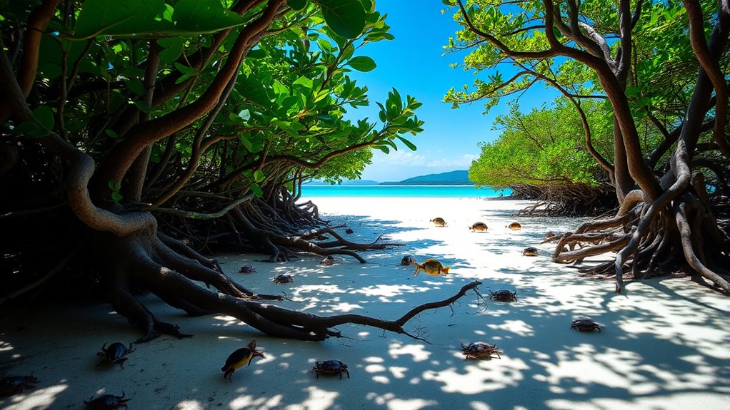 mangroves protect nurture sequester