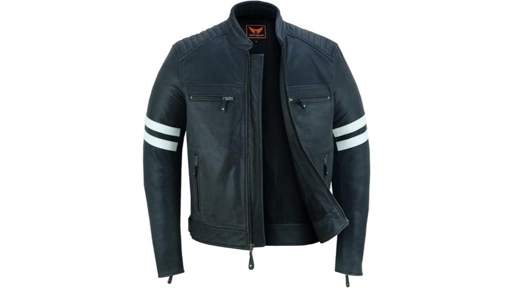 men s leather motorcycle jacket