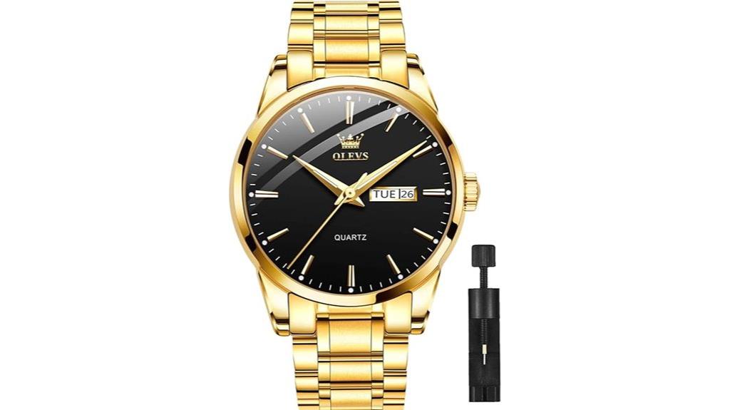 men s waterproof quartz watch