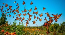monarchs travel long distances