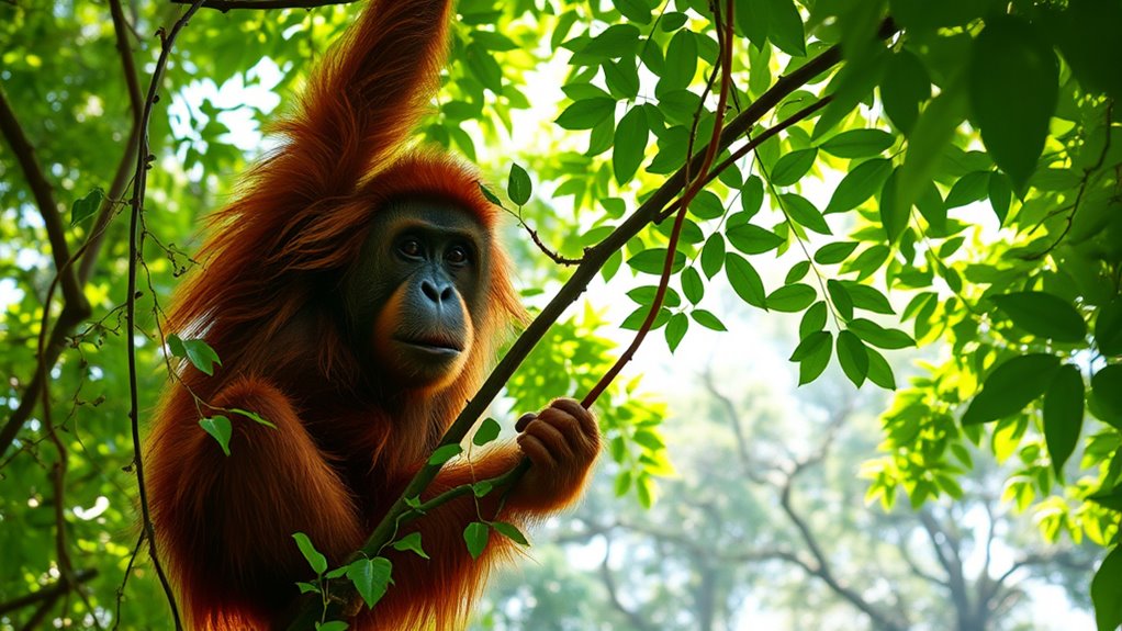 orangutans shape ecosystems sustainably
