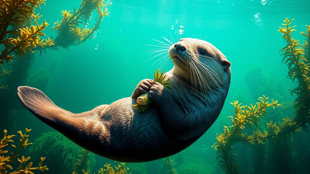 otters protect kelp forests