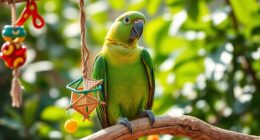 parrot enrichment benefits mental health