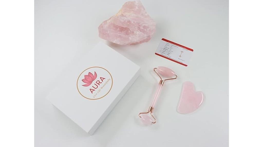pink rose quartz tools