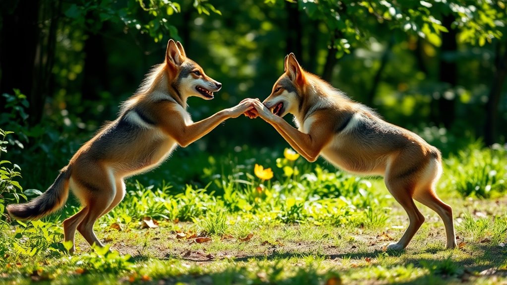 play fighting develops social skills