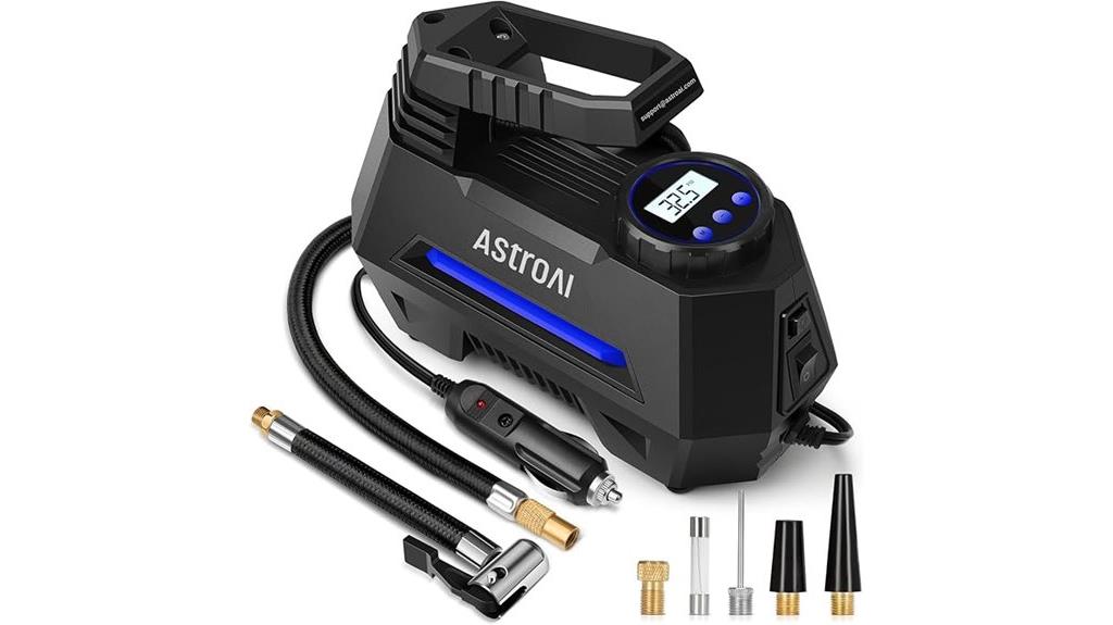 portable digital tire inflator
