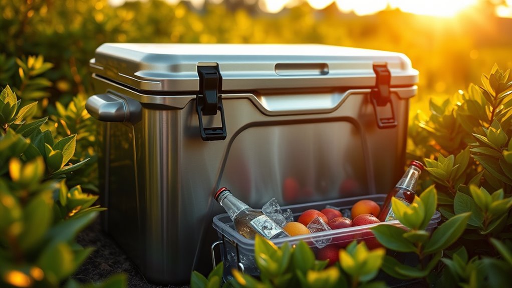 premium camping cooler options