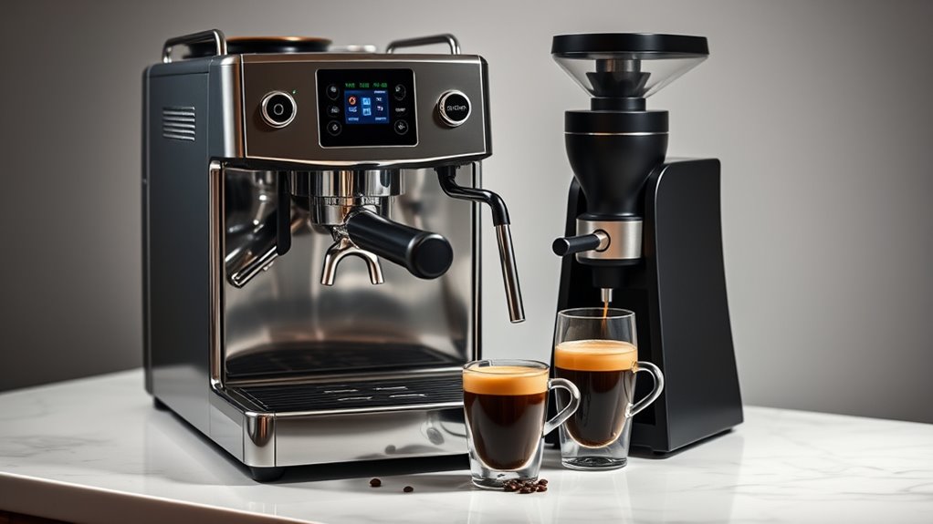 premium coffee makers with grinders