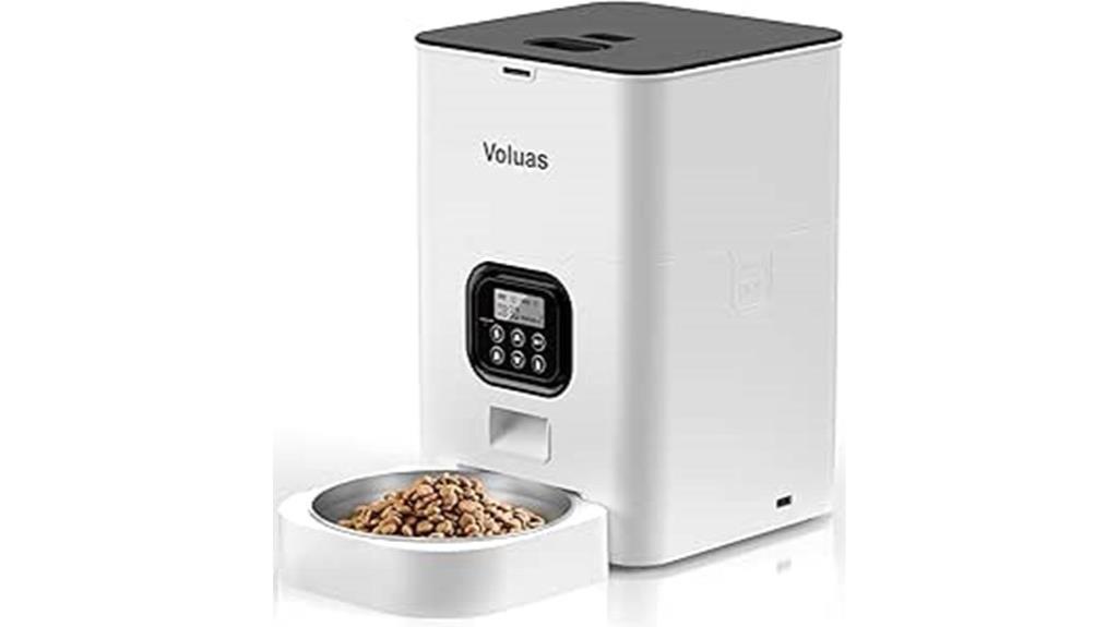 programmable pet feeding device