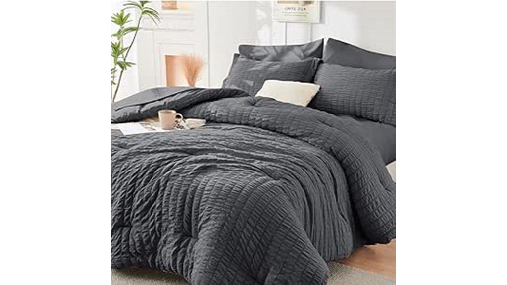 queen comforter seersucker fabric