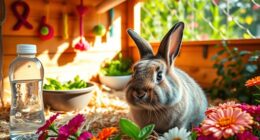 rabbit housing and diet