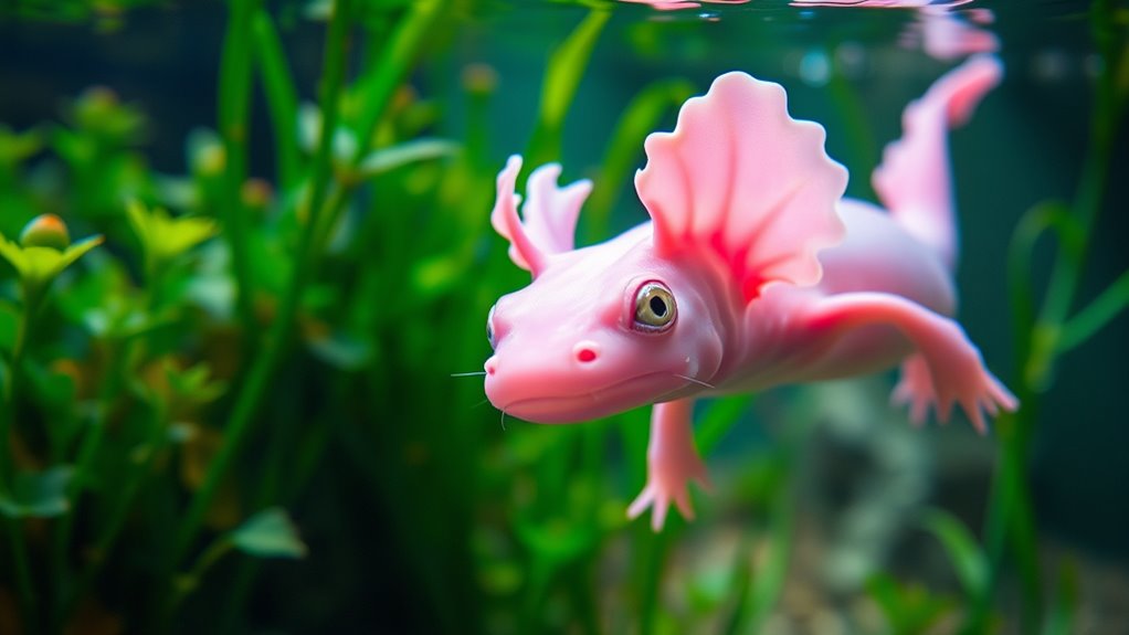 salamander with regenerative abilities