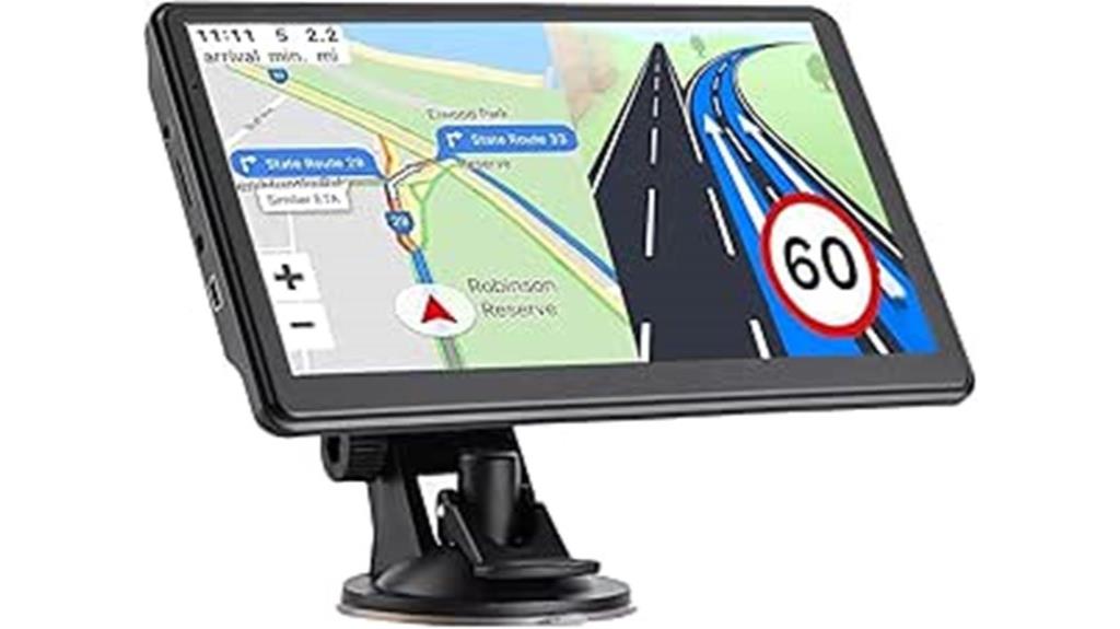 seven inch touchscreen gps
