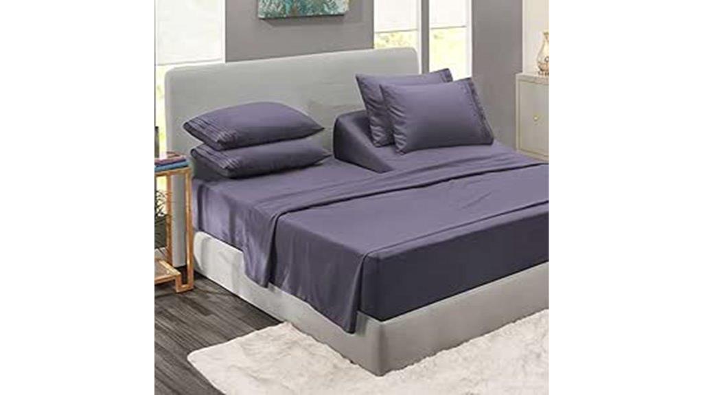 six piece king sheet set