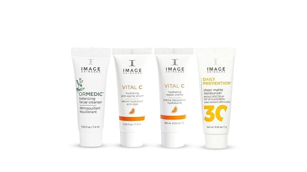skincare set discovery size