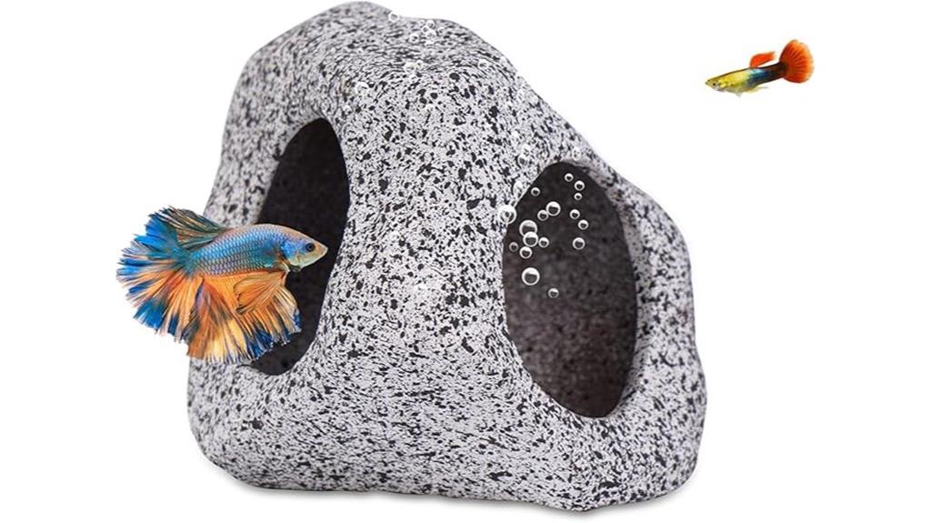 small fish cave decor