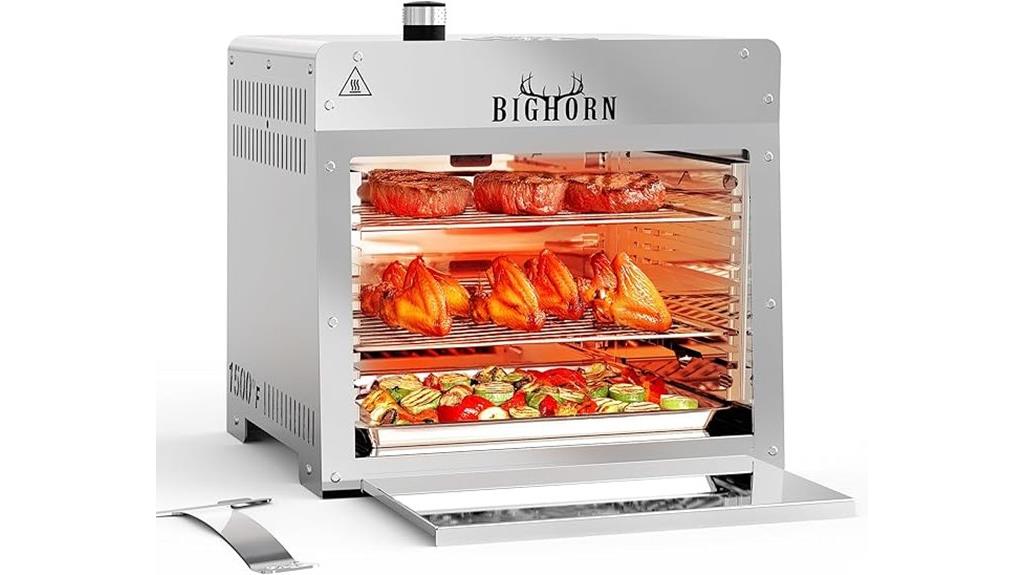 small infrared propane grill
