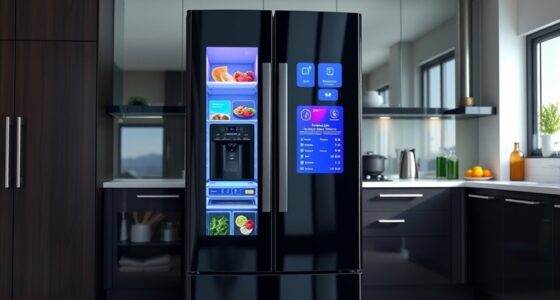 smart refrigerators with touchscreens