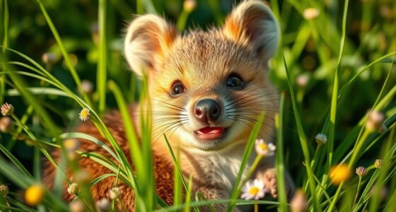 smiling marsupial named quokka