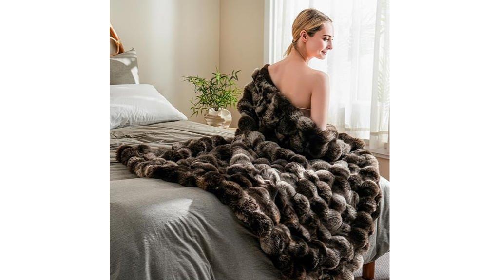 soft faux fur blanket
