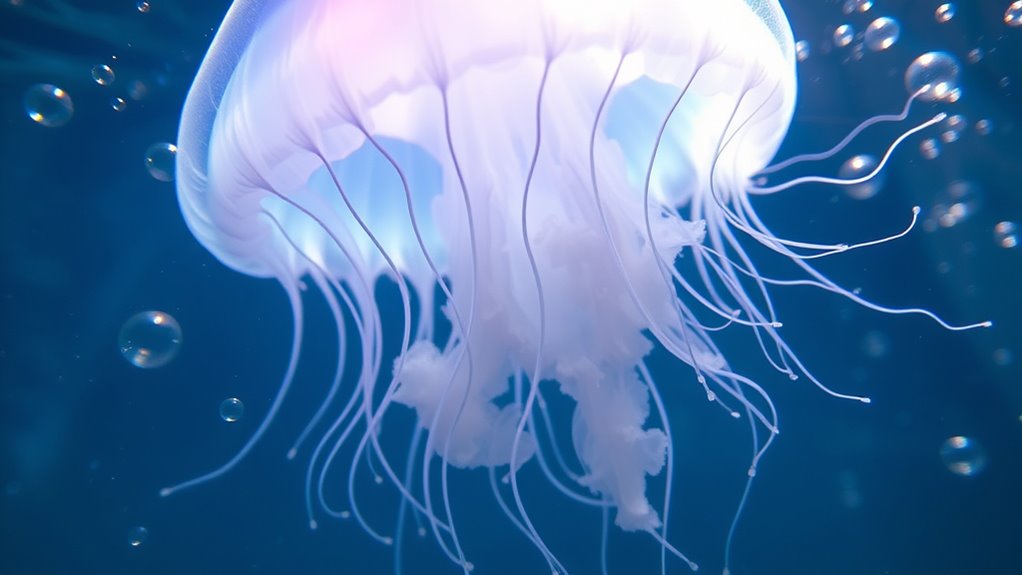 stinging tentacles inject venom