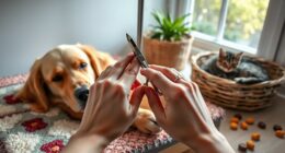 stress free pet nail care